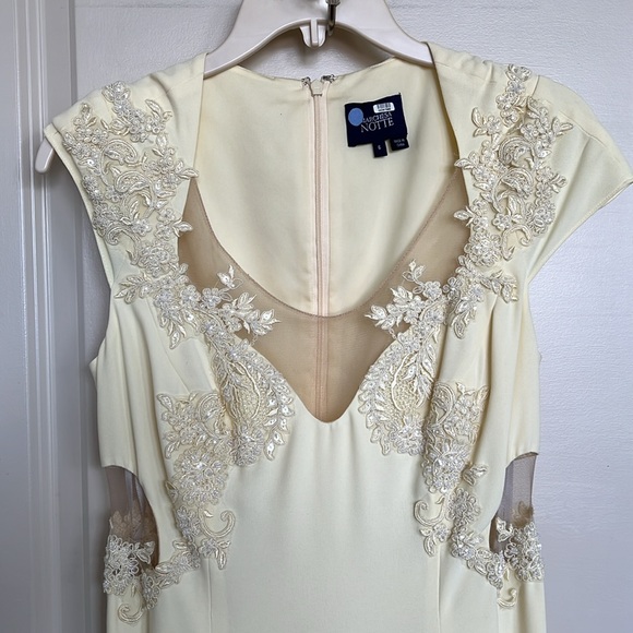 💛 Excellent Condition Marchesa Notte ‘Yellow Fields’ Gown Size 6 RRP $1245 💛 - Picture 7 of 13